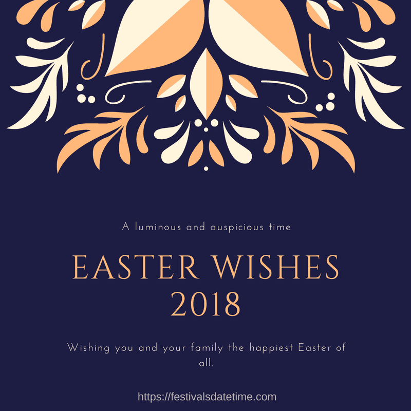 Easter Wishes 2018