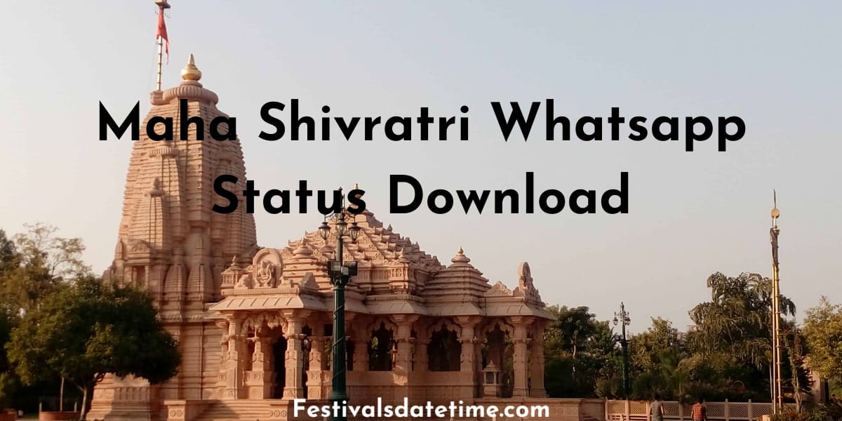 Maha Shivratri Whatsapp Status Download