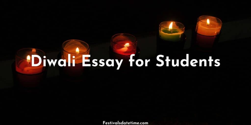 diwali essay 1 page